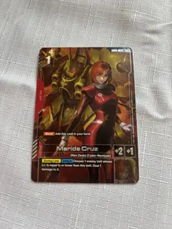 Gundam Card Game GD01-093 Marida Cruz R+ Foil Card Newtype Rising English - Image 1