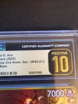 Portgas.D.Ace OP02-013 SR 2nd Anniversary Set One Piece Card Game - Image 3