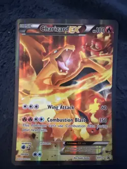 Charizard EX XY121 JUMBO Pokemon Card Black Star Promo Holo 2016 Full Art LP - Image 1