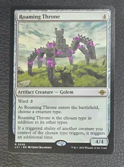 Roaming Throne The Lost Caverns of Ixalan Regular MTG NM Magic Card - Image 1