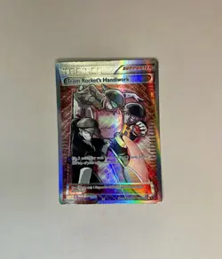 Team Rocket's Handiwork Holo Full Art Pokemon Card 124/124 From Fates Collide - Image 1