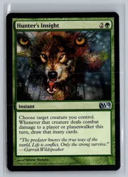 Hunter's Insight Magic 2012 Uncommon - MTG Magic the Gathering Card - Image 1