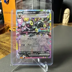 Pokemon TCG Prismatic Evolutions Umbreon EX Card 060/131 Stamped Promo, Sealed - Image 1
