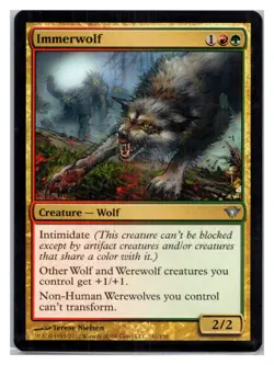 Immerwolf Dark Ascension Uncommon - MTG Magic the Gathering Card - Image 1
