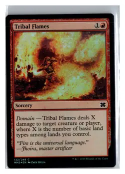 FOIL Tribal Flames - Modern Masters - MTG Magic the Gathering Card - Image 1