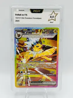 PCA 9,5 Carte Pokemon EV8.5 Evolutions Prismatiques Voltali Ex 153/131 FR - Image 2