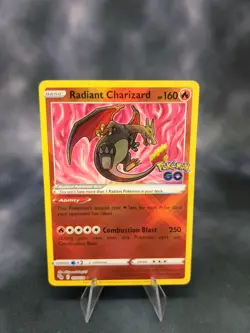 Radiant Charizard 011/078 Pokemon GO Holo - Image 1