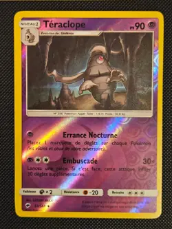 FRENCH TERACLOPE DUSCLOPS 52/147 UC BURNING SHADOWS POKEMON NM/M 2017 - Image 1