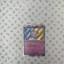 Cleffa Holo Shiny Rare Pokemon TCG Paldean Fates 150/091 SV NM Condition - Image 1