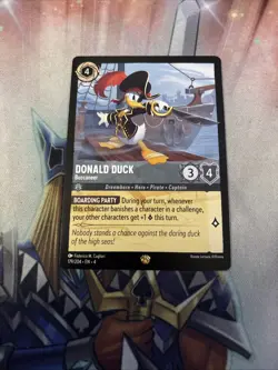 Donald Duck Buccaneer Legendary Card 179/204 Lorcana: Ursula's Return - Image 1