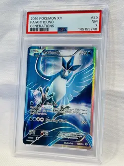 2016 Pokemon XY Generations Full Art Articuno #25 PSA 7 Near Mint 🔥🔥🔥 - Image 2