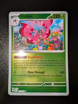 Vivillon 009/088 Uncommon Perfect Order Pokemon Reverse Holo Near Mint - Image 1