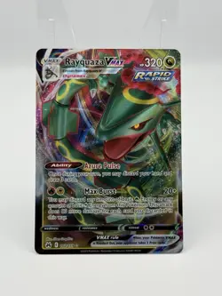 Pokemon TCG Rayquaza VMAX 102/159 Crown Zenith Ultra Rare Full Art Holo 320HP - Image 1