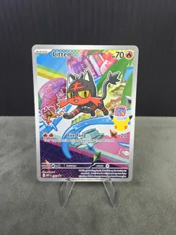 Litten 044 MEP: First Partner Black Star Promo Pokemon TCG English NM (IR) 👌 2 - Image 1