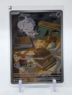 Pokemon Espurr 095/088 Me03 Perfect Order NM Full Art Illustration Rare - Image 1