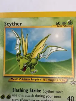 Scyther Pokemon WOTC Black Star Promo #45 League Promo 2001 Lightly Played - Image 2