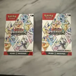 Pokemon: Scarlet & Violet - Prismatic Evolutions Booster Box, X2, Factory Sealed - Image 1