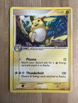 Raichu - 12/108 - Reverse Holo Rare EX Power Keepers Set TCG - Pokemon Card - LP - Image 1