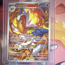 Pokemon Infernape 173/167 Twilight Masquerade Illustration Rare Holo English - Image 1