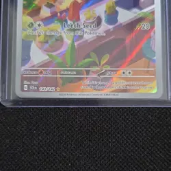 Pokemon Bulbasaur 143/142 SV07: Stellar Crown Illustration Rare Holo Basic 2024 - Image 4