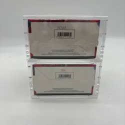 Lot (2) Pokemon SV10 Destined Rivals English Booster Boxes Sealed w/Acrylic Case - Image 4