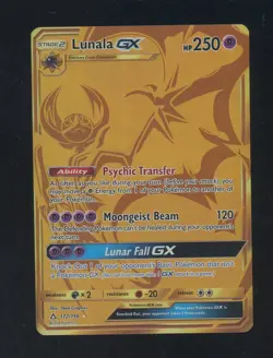 2018 Pokemon Sun & Moon Ultra Prism Secret #172 FA Lunala GX - Image 1