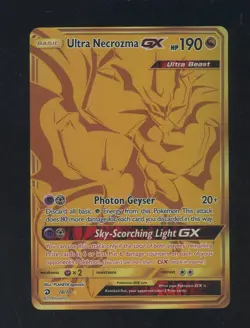 2018 Pokemon Sun & Moon Dragon Majesty Secret #78 Ultra Necrozma GX - Image 1