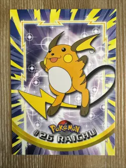 Raichu #26 1999 Topps Series 1 Blue Logo Pokemon Card Non Holo Vintage - NM - Image 1