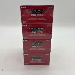 Lot of (4) One Piece TCG OP-13 Carrying On His Will Booster Boxes SEALED ENGLISH - Image 4