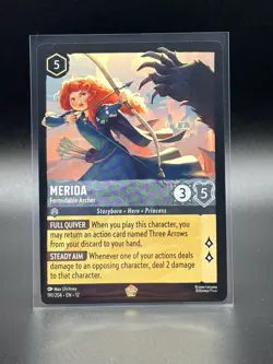 Disney Lorcana Wilds Unknown Merida - Formidable Archer Legendary 191/204 normal - Image 1