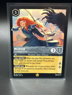 Disney Lorcana Wilds Unknown Merida - Formidable Archer Legendary 191/204 normal - Image 4