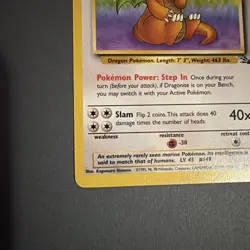 Dragonite 19/62 Fossil Rare 100 HP Stage 2 Regular Pokemon TCG Card English - Image 4