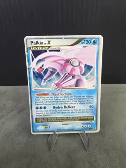 Palkia LV.X DP18 Diamond and Pearl Black Star Promo Rare Holo Pokemon Card MP/HP - Image 1