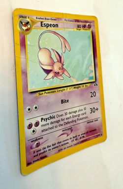 Espeon Neo Discovery 1/75 Holo Pokemon TCG Card HP - Image 3