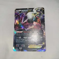 Pokemon Darkrai EX 63/108 Dark Explorers Ultra Rare Holo 180 HP Card 2012 - Image 1
