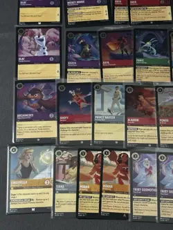 Lorcana ALL HOLO Lot - 64 Total Cards C,UC,R,SR All Pictured - Image 5