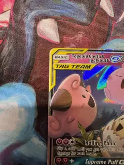 Togepi & Cleffa & Igglybuff GX 143/236 Ultra Rare Holo Card Cosmic Eclipse HP - Image 2