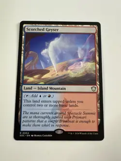MTG Commander SOS R Scorched Geyser #0054 - Image 1
