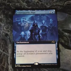 Unstoppable Plan (Extended Art) Aetherdrift Foil - Image 1