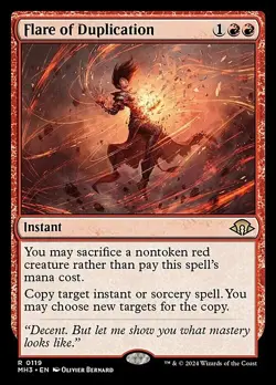 Magic The Gathering MTG FLARE OF DUPLICATION Modern Horizons 3 NM Near Mint - Image 1