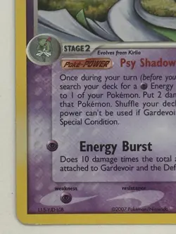 Pokemon TCG Gardevoir 9/108 Power Keepers Reverse Holofoil Stamped - Image 5