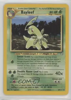 Bayleef Pokemon Neo Genesis #29 2000 - Image 1
