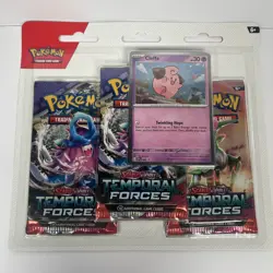 Pokemon TCG: Scarlet & Violet Temporal Forces 3 Pack Blister (Cleffa) - Image 2