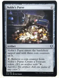 Noble's Purse NM/M* Commander Baldur's Gate ENGLISH 331/361 mtg -UnltdCards - Image 1