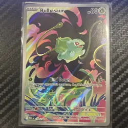 Pokemon Mega Evolution Bulbasaur Illustration Card 133/132 NM - Image 1