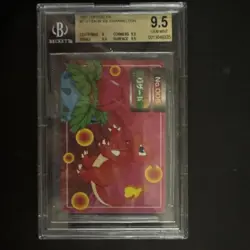1997 POKEMON TOPSUN VS #005 CHARMELEON VS Ivysaur BGS 9.5 Gold label - Image 5