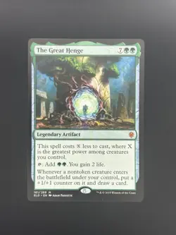 MTG The Great Henge (Non Foil) - Throne of Eldraine Near Mint Condition - Image 1