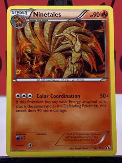Ninetales 21/113 Legendary Treasures Regular Rare Pokemon TCG 2013 LP - Image 3