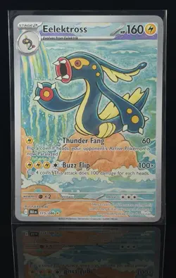 Pokemon TCG Eelektross 115/086 Sv: Black Bolt Illustration Rare Holo Eng 2025 H… - Image 1