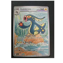 Pokemon Eelektross 115/086 Sv: Black Bolt Illustration Rare Holo Stage 2 English - Image 1